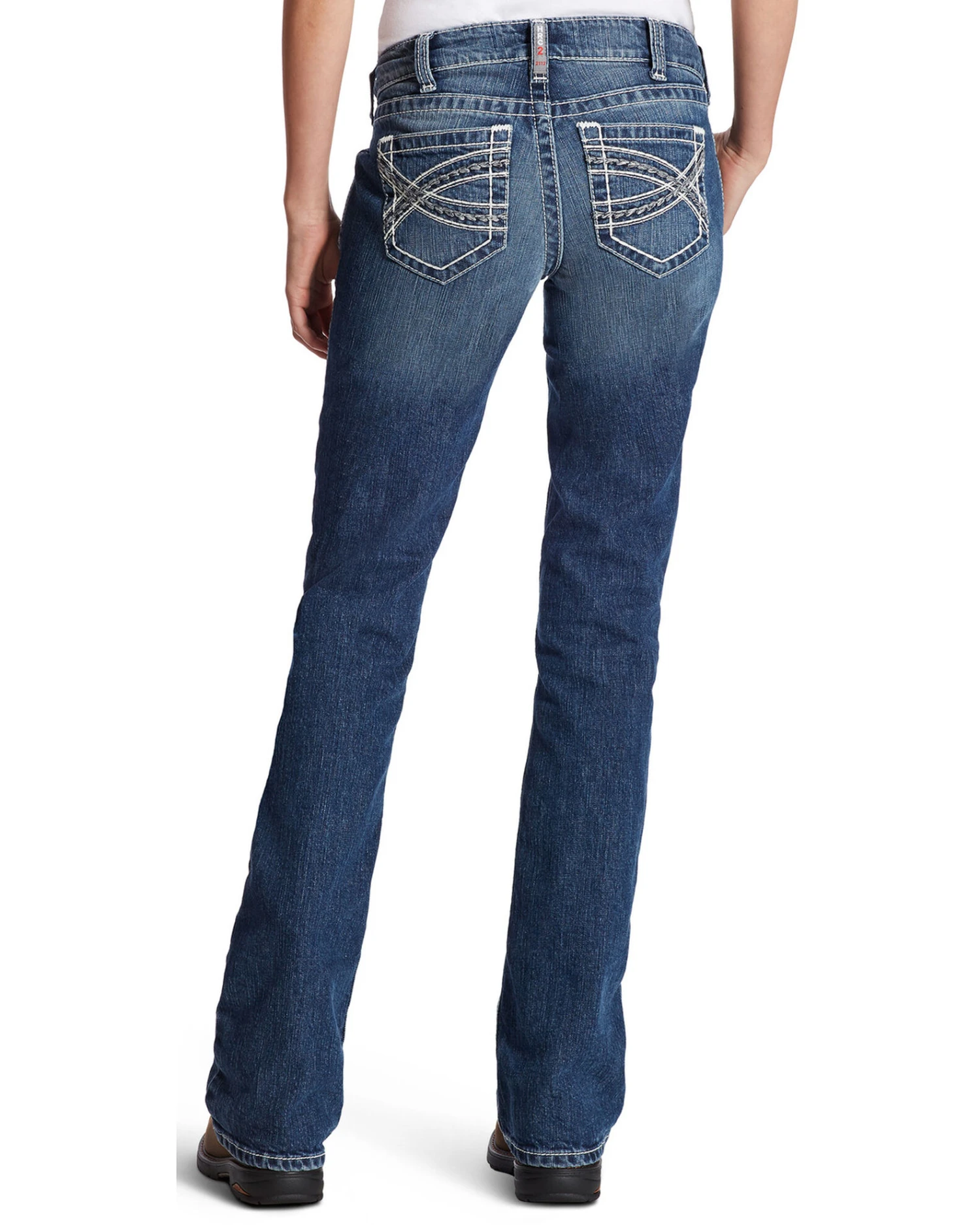 Ariat Women's FR Entwined Bootcut Jeans 1 Ariat Women's FR Entwined Bootcut Jeans
