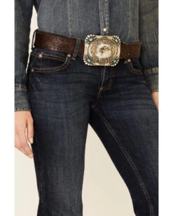 Wrangler Retro Women's Dark Wash Sadie Jeans -Wild West Belle Sales 2000215178 402 P2
