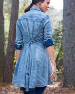 Ryan Michael Women's Serape Jacquard Tunic -Wild West Belle Sales 2000243270 402 P2