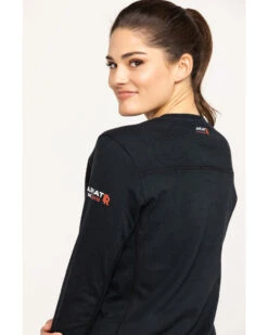Ariat Women's FR AC Long Sleeve Work Top -Wild West Belle Sales 2000269247 001 P5