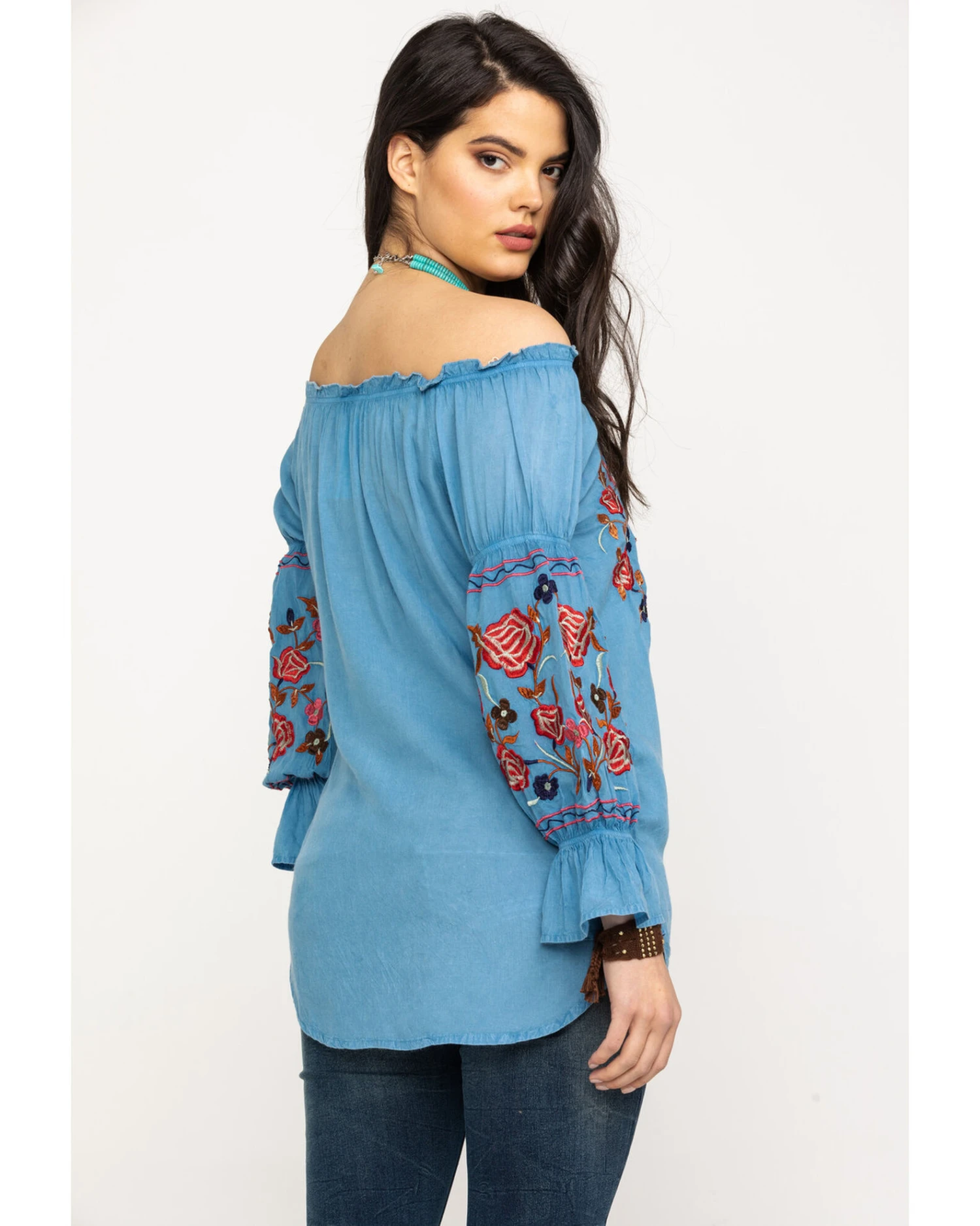 Honey Creek By Scully Women's Avalanche Peasant Blouse 2 Honey Creek By Scully Women's Avalanche Peasant Blouse - Image 2