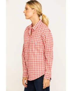 Ariat Women's FR Talitha Plaid Long Sleeve Work Shirt 9 Ariat Women's FR Talitha Plaid Long Sleeve Work Shirt -Wild West Belle Sales 2000283797 600 P3