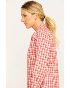 Ariat Women's FR Talitha Plaid Long Sleeve Work Shirt 8 Ariat Women's FR Talitha Plaid Long Sleeve Work Shirt -Wild West Belle Sales 2000283797 600 P4