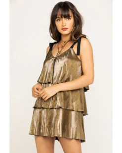 Show Me Your Mumu Women's Pleated Suarez Tie Dress -Wild West Belle Sales 2000293757 710 P5