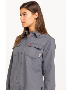 Ariat Women's FR Featherlight Long Sleeve Work Shirt