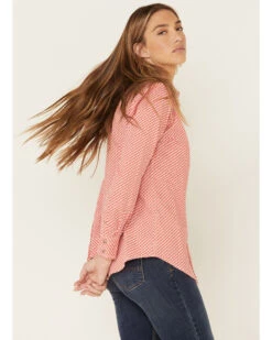 Ariat Women's FR Sofia Geo Print Long Sleeve Button Down Work Shirt 7 Ariat Women's FR Sofia Geo Print Long Sleeve Button Down Work Shirt -Wild West Belle Sales 2000294417 600 P4