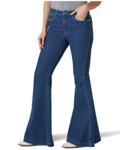 Wrangler Retro Women's Flame Flare Leg Jeans -Wild West Belle Sales 2000327437 400 P1
