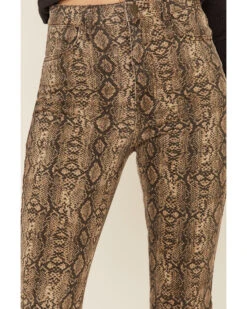 Show Me Your Mumu Women's Snake Print Berkeley Bell Bottoms
