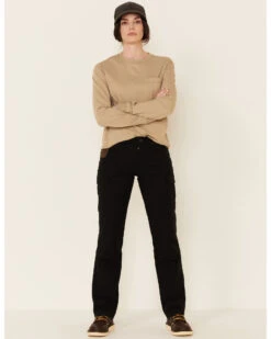 Wrangler Women's Black Ranger Straight Leg Work Pants -Wild West Belle Sales 2000331653 001 P1