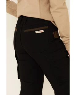 Wrangler Women's Black Ranger Straight Leg Work Pants -Wild West Belle Sales 2000331653 001 P3
