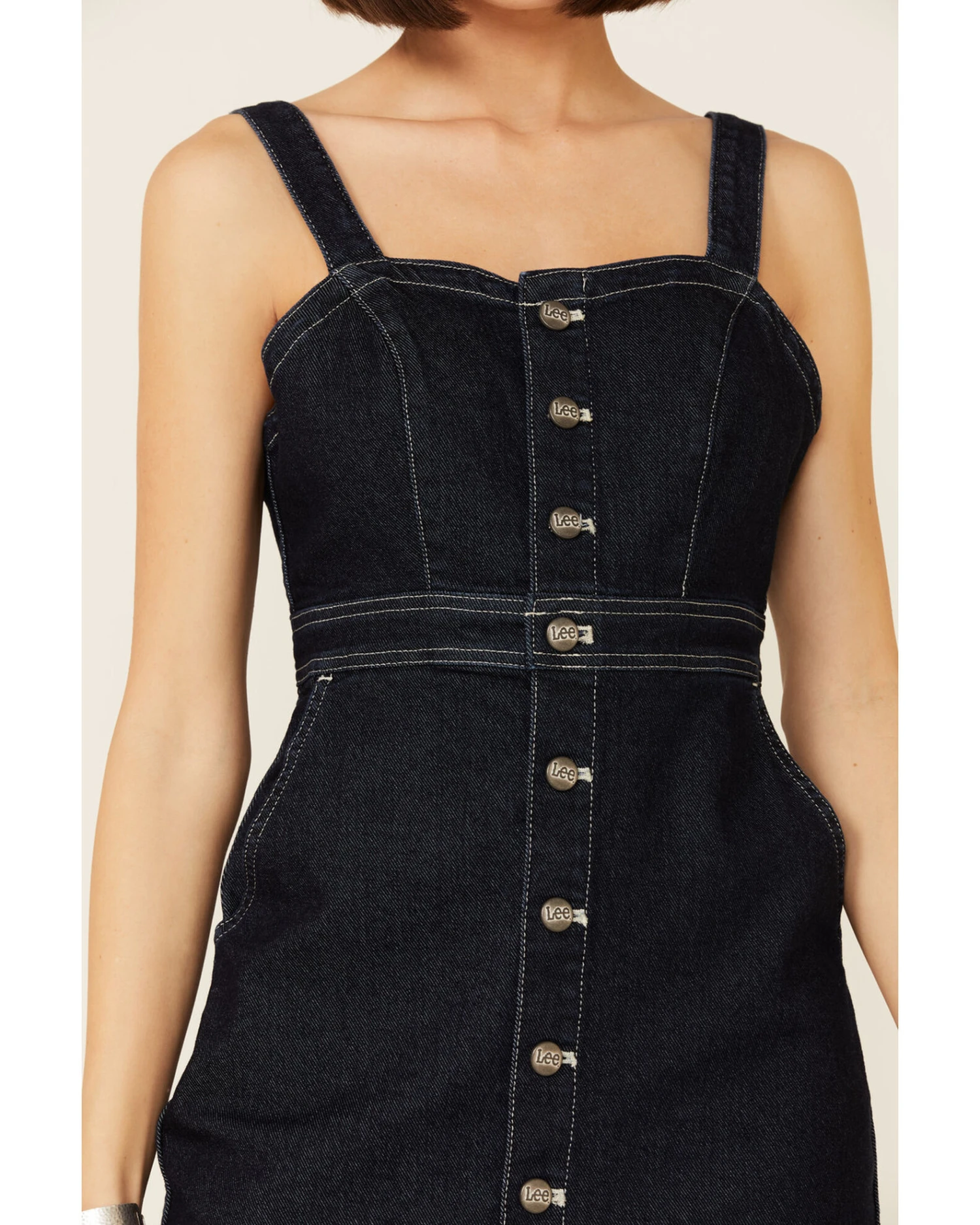 Lee Women's Vintage Modern Dungaree Dress 1 Lee Women's Vintage Modern Dungaree Dress