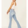 Rock & Roll Denim Women's Light Wash High Rise Flare Leg Jeans