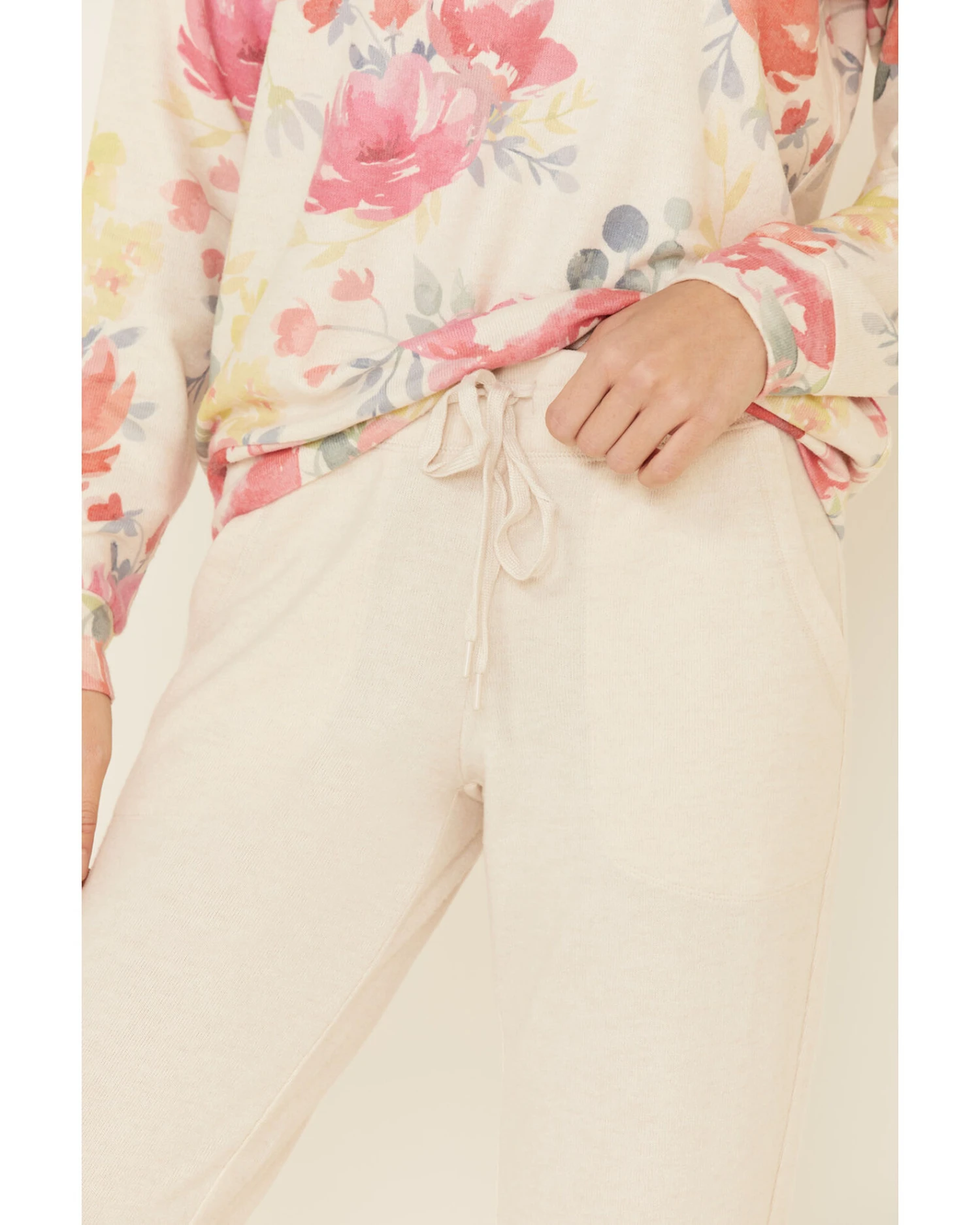 PJ Salvage Women's Happy Blooms Sweatpants 2 PJ Salvage Women's Happy Blooms Sweatpants - Image 2