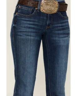 Ariat Women's R.E.A.L Mid Rise Candace Straight Jeans
