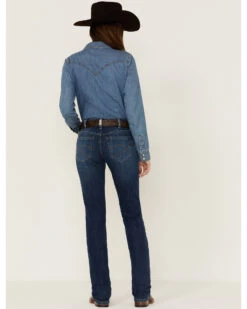Ariat Women's R.E.A.L Mid Rise Candace Straight Jeans -Wild West Belle Sales 2000357676 400 P3