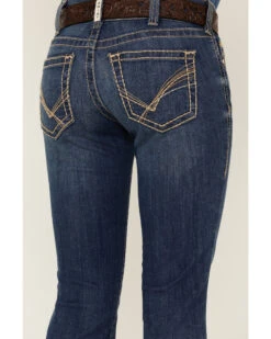 Ariat Women's R.E.A.L Mid Rise Arrow Fit Virginia Bootcut Jeans 6 Ariat Women's R.E.A.L Mid Rise Arrow Fit Virginia Bootcut Jeans -Wild West Belle Sales 2000357678 400 P4
