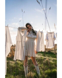 Idyllwind Women's Smock Ya Ivory Long Sleeve Dress 8 Idyllwind Women's Smock Ya Ivory Long Sleeve Dress -Wild West Belle Sales 2000359145 103 P1