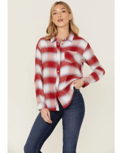 Idyllwind Women's Sycamore Ridge Plaid Print Relaxed Flannel Pearl Snap Shirt 9 Idyllwind Women's Sycamore Ridge Plaid Print Relaxed Flannel Pearl Snap Shirt -Wild West Belle Sales 2000359160 644 P2