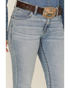 Wrangler Women's Light Wash Mid Willow Ultimate Riding Bootcut Jeans -Wild West Belle Sales 2000360401 400 P2