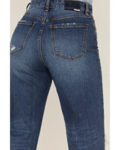 Daze Women's Pleaser High Rise Wide Ankle Jeans -Wild West Belle Sales 2000360642 400 P4