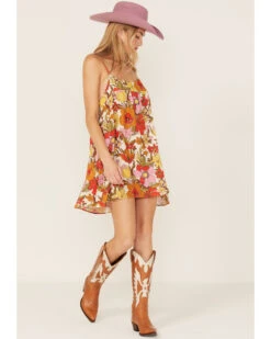 Show Me Your Mumu Women's Oasis Floral Print Mini Dress 7 Show Me Your Mumu Women's Oasis Floral Print Mini Dress -Wild West Belle Sales 2000360786 900 P2