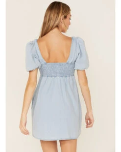 Show Me Your Mumu Women's Smitten Babydoll Denim Dress 6 Show Me Your Mumu Women's Smitten Babydoll Denim Dress -Wild West Belle Sales 2000360791 400 P4