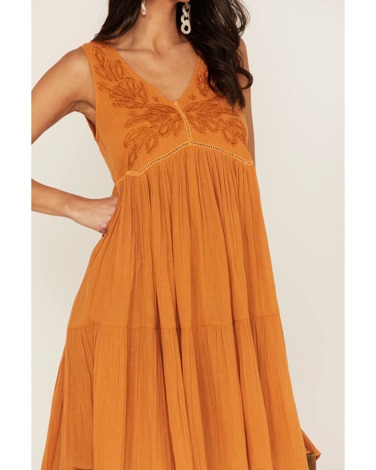 Talisman Women's Athena Embroidered Sundress 2 Talisman Women's Athena Embroidered Sundress - Image 2