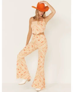 Show Me Your Mumu Women's Belmont Paisley Print Pull On Trouser Pants -Wild West Belle Sales 2000368245 900 P1