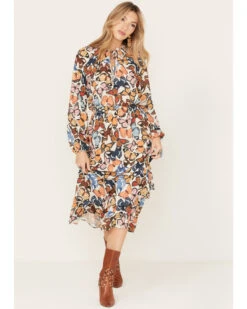 Show Me Your Mumu Women's Cait Butterfly Print Midi Dress -Wild West Belle Sales 2000368260 900 P1