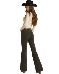 Rock & Roll Denim Women's Dark Wash High Rise Bootcut Denim Jeans 5 Rock & Roll Denim Women's Dark Wash High Rise Bootcut Denim Jeans -Wild West Belle Sales 2000368545 022 P3