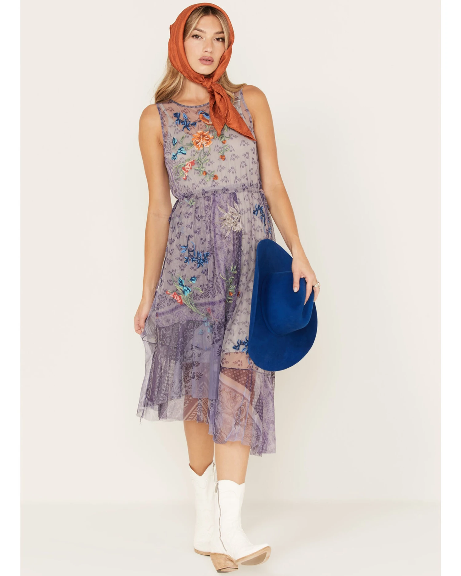 Johnny Was Women's Silvana Mesh Dress 2 Johnny Was Women's Silvana Mesh Dress - Image 2