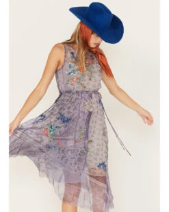 Johnny Was Women's Silvana Mesh Dress 7 Johnny Was Women's Silvana Mesh Dress -Wild West Belle Sales 2000373894 000 P2