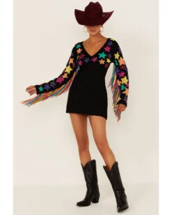 Any Old Iron Women's Star Fringe Dress