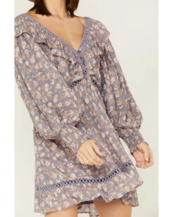 Jen's Pirate Booty Women's Floral Print Long Sleeve Wildflower Lasi Mini Dress 6 Jen's Pirate Booty Women's Floral Print Long Sleeve Wildflower Lasi Mini Dress -Wild West Belle Sales 2000379674 400 P3