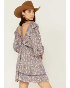 Jen's Pirate Booty Women's Floral Print Long Sleeve Wildflower Lasi Mini Dress 7 Jen's Pirate Booty Women's Floral Print Long Sleeve Wildflower Lasi Mini Dress -Wild West Belle Sales 2000379674 400 P4