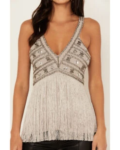 Shyanne Women's Beaded Fringe Halter Top 6 Shyanne Women's Beaded Fringe Halter Top -Wild West Belle Sales 2000380665 085 P4