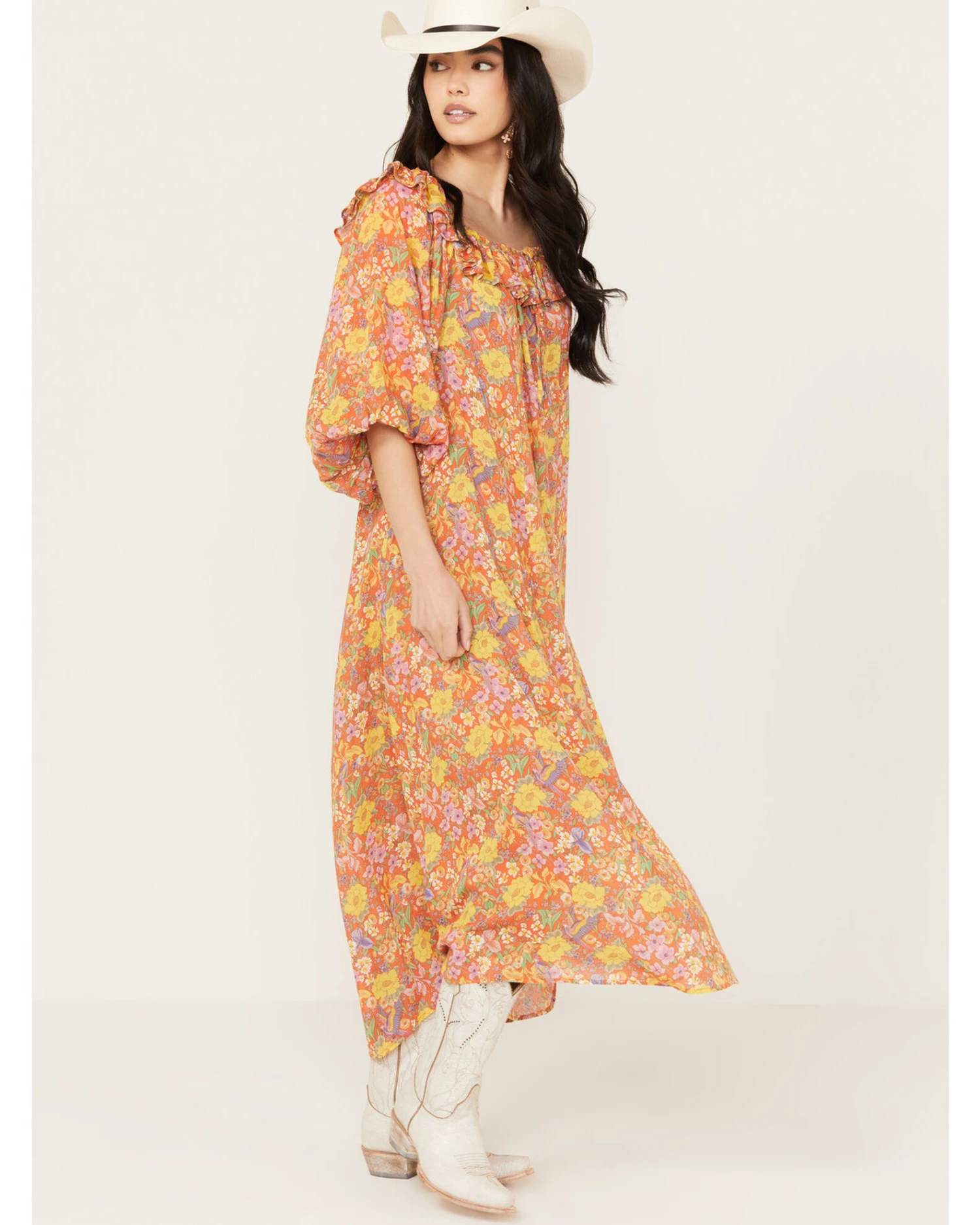 Spell Women's Last Drink Midi Dress 4 Spell Women's Last Drink Midi Dress - Image 4