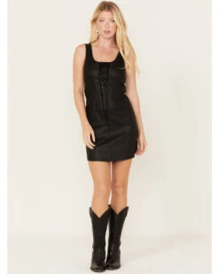 Idyllwind Women's Midi Coated Lace-Up Dress -Wild West Belle Sales 2000382263 001 P3