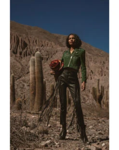 Wonderwest Women's Leather Fringe Pants 9 Wonderwest Women's Leather Fringe Pants -Wild West Belle Sales 2000382473 001 P1