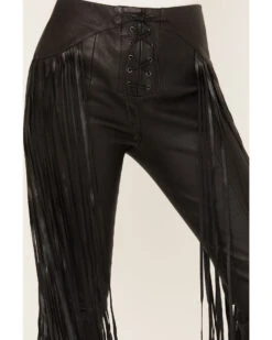 Wonderwest Women's Leather Fringe Pants 8 Wonderwest Women's Leather Fringe Pants -Wild West Belle Sales 2000382473 001 P3