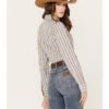 Cinch Women's Striped Long Sleeve Button-Down Western Shirt