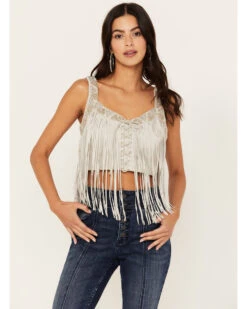 Idyllwind Women's Georgia Fringe Lace-Up Bustier 7 Idyllwind Women's Georgia Fringe Lace-Up Bustier -Wild West Belle Sales 2000382970 026 P2