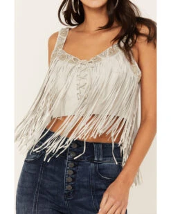 Idyllwind Women's Georgia Fringe Lace-Up Bustier 6 Idyllwind Women's Georgia Fringe Lace-Up Bustier -Wild West Belle Sales 2000382970 026 P4