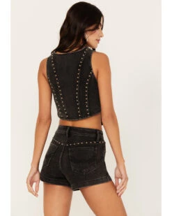 Idyllwind Women's Delrose Drive Studded Denim Vest -Wild West Belle Sales 2000383303 001 P4