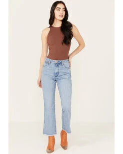 Wrangler Women's Medium Wash High Rise Wrock 627 Flare Jeans -Wild West Belle Sales 2000383474 400 P1