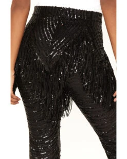 Any Old Iron Women's Beaded Fringe Flare Pants 8 Any Old Iron Women's Beaded Fringe Flare Pants -Wild West Belle Sales 2000384069 001 P5