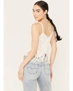 Shyanne Women's Crochet Fringe Tank 7 Shyanne Women's Crochet Fringe Tank -Wild West Belle Sales 2000386163 100 P4