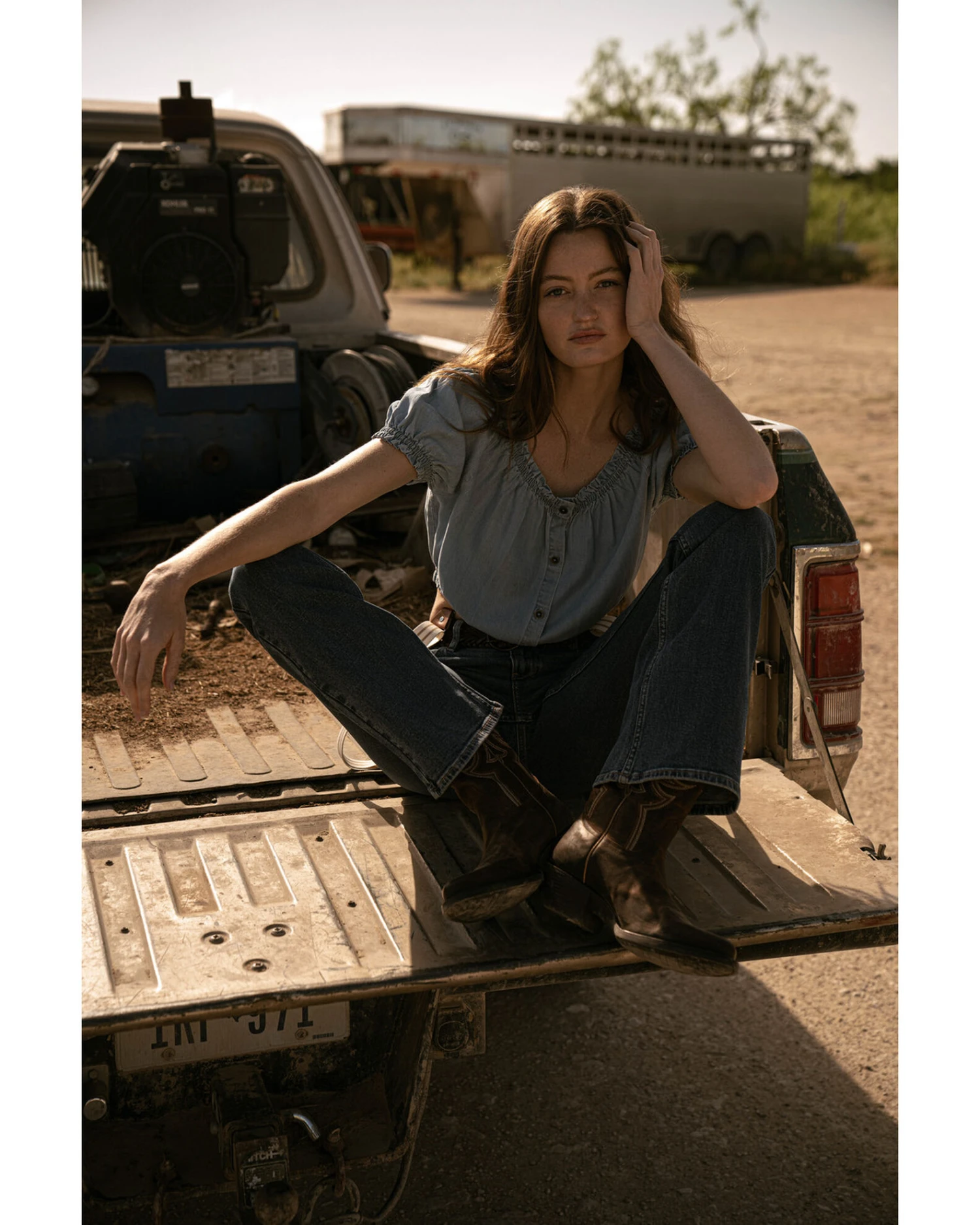 Cleo + Wolf Women's Off The Shoulder Peasant Top 2 Cleo + Wolf Women's Off The Shoulder Peasant Top - Image 2