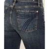 7 For All Mankind Women's Bairfate Dark Wash Mid Rise Dojo Jeans