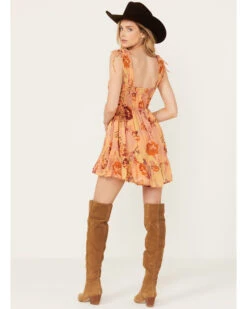 Free People Women's Vernon Mini Dress -Wild West Belle Sales 2000392157 800 P4